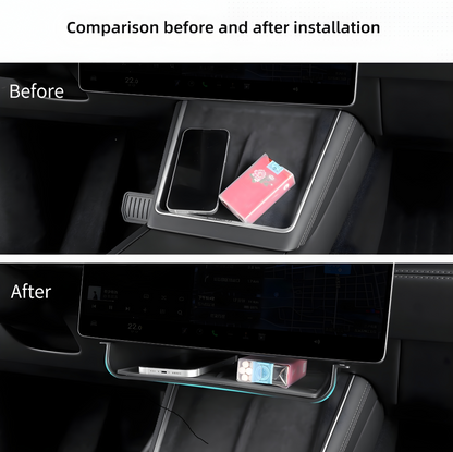 Under Screen Organizer - Model Y Juniper 2025+/Model 3 Highland 2024+