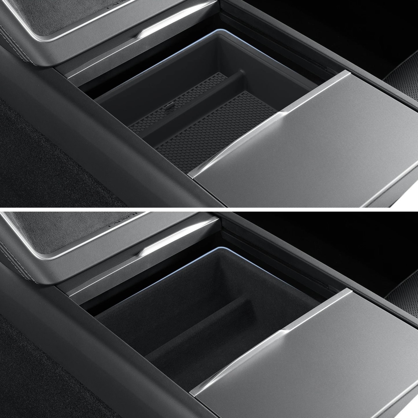 Console Storage Tray - Model Y Juniper 2025+/ Model 3 Highland 2024+