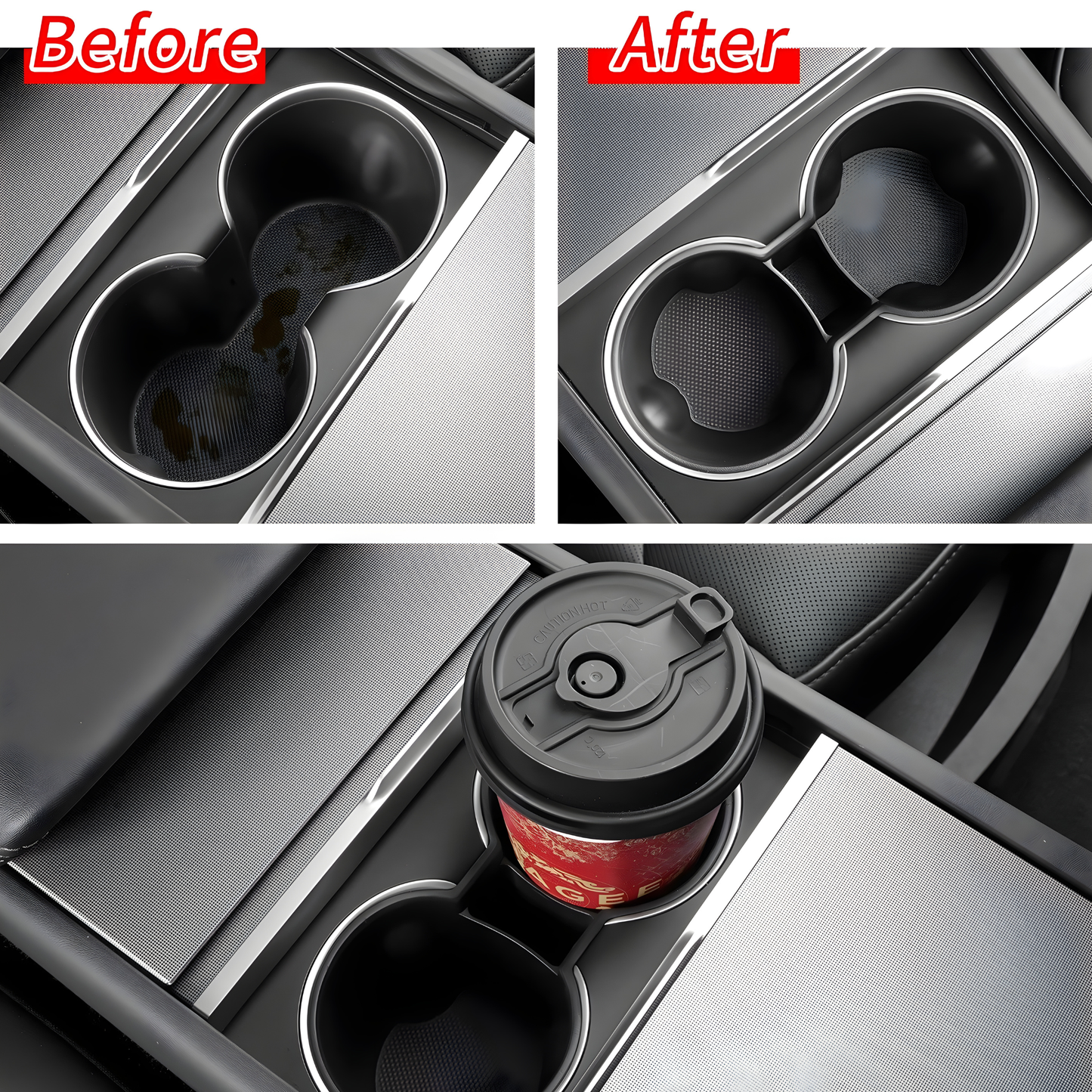 Cup Holder Tray - Model Y Juniper 2025+