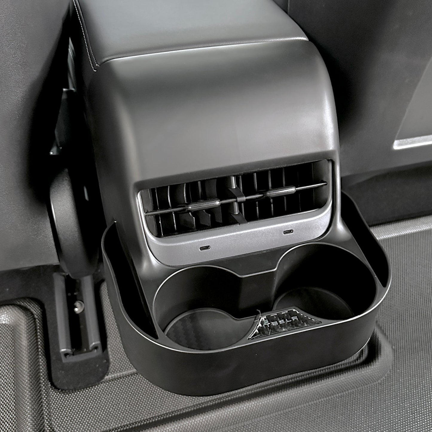Backseat Dual Holder Console - Model Y/3