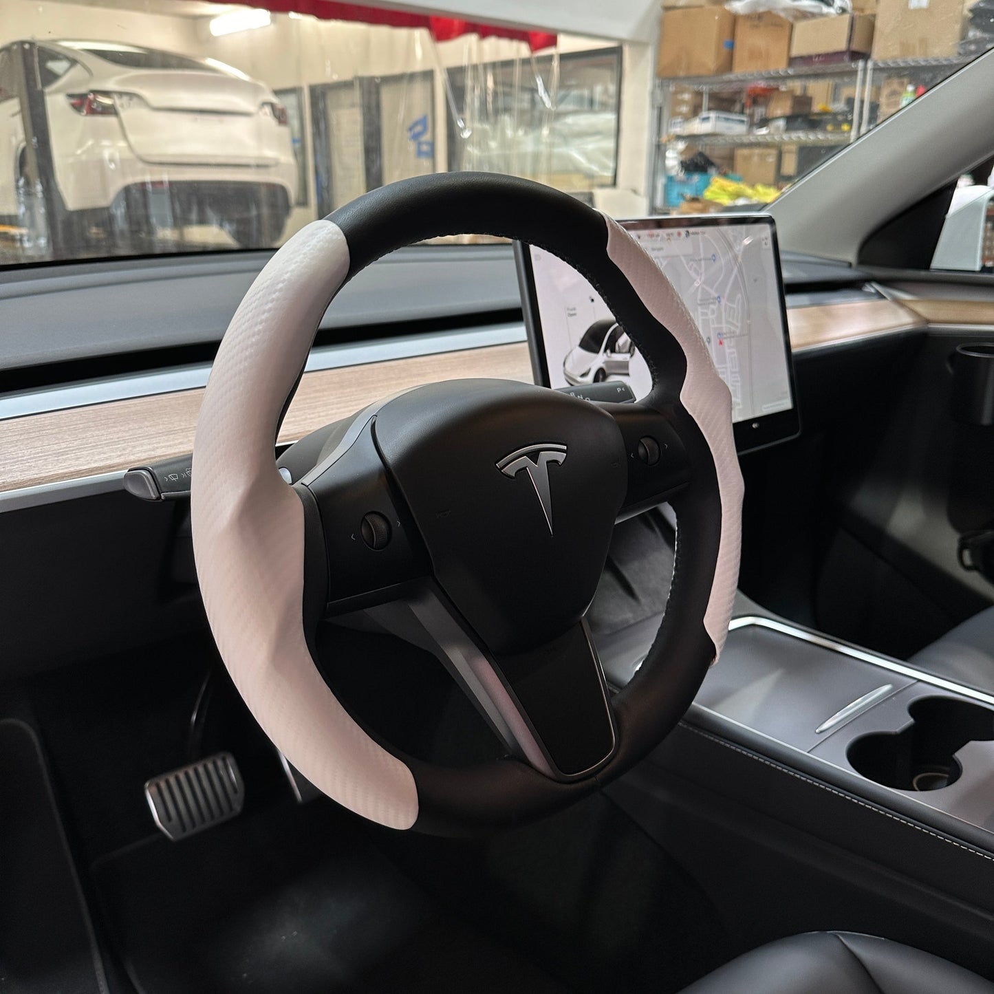 Sport Grip Steering Wheel Covers - Model Y/3