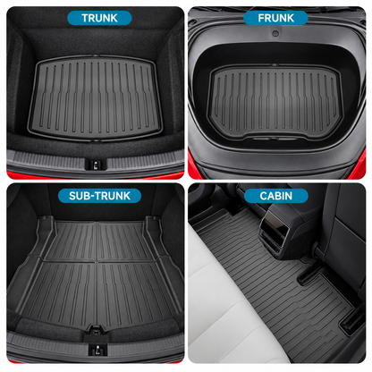 All-Weather TPE Floor Mats – Model 3 Highland 2024+