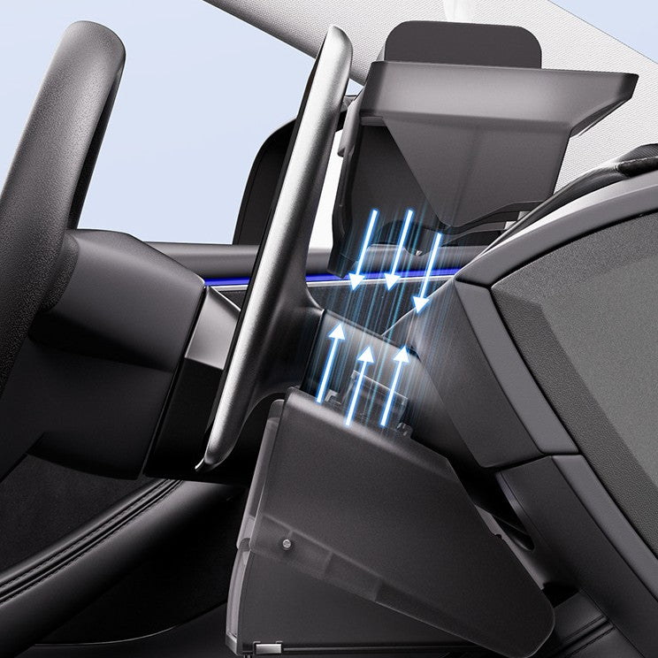 Pull-Out Screen Storage Set - Model Y Juniper 2025+/Model 3 Highland 2024+