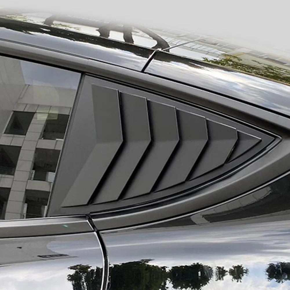 Rear Side Window Louver Covers for Model 3