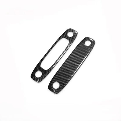Dome Light Covers, Front and Rear, Carbon Fiber - Model 3/Y