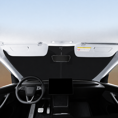 Windshield Sunshade - Model Y Juniper 2025+/Model 3 Highland 2024+