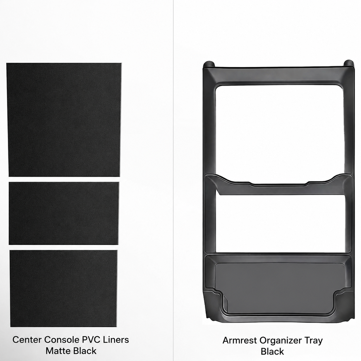 Center Console Armrest Organizer Tray - Model Y Juniper 2025+/Model 3 Highland 2024+