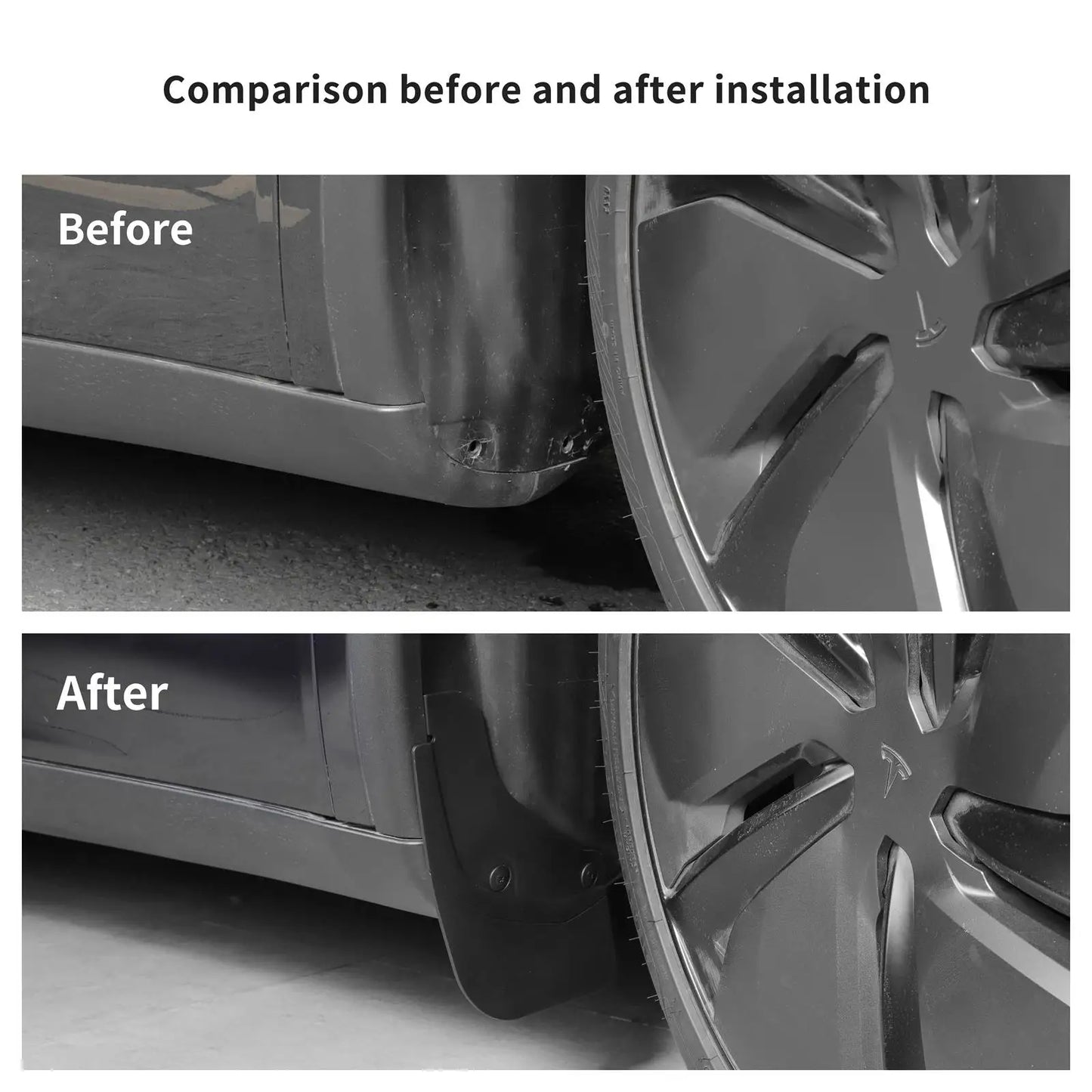 Flexible Mud Flap Set - Model Y Juniper 2025+