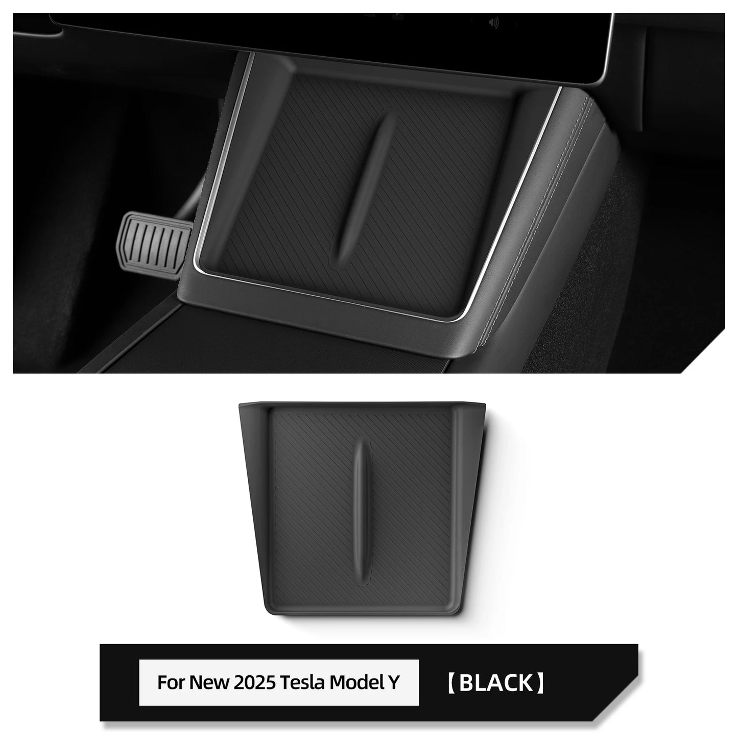 Wireless Charging Pad Silicone Liner - Model Y Juniper 2025+/Model 3 Highland 2024+