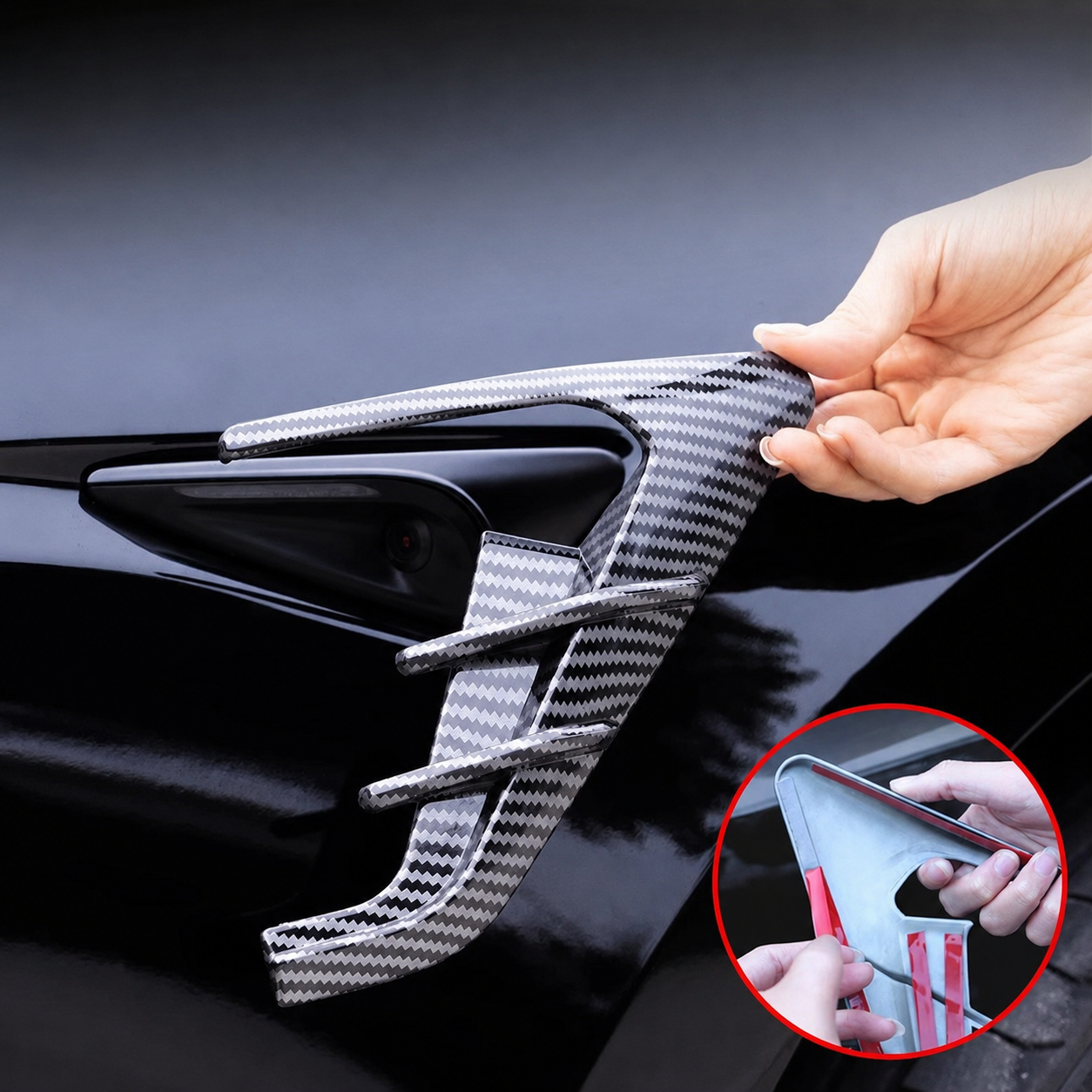 Fender Camera Trim Covers  - Model Y Juniper 2025+/Model 3 Highland 2024+