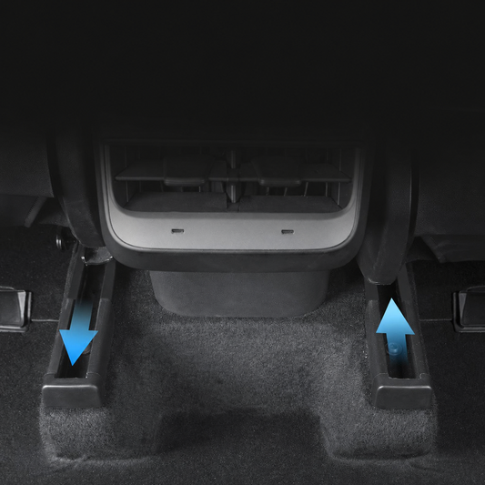 Seat Rail End Covers (4-Piece Set) - Model Y/3