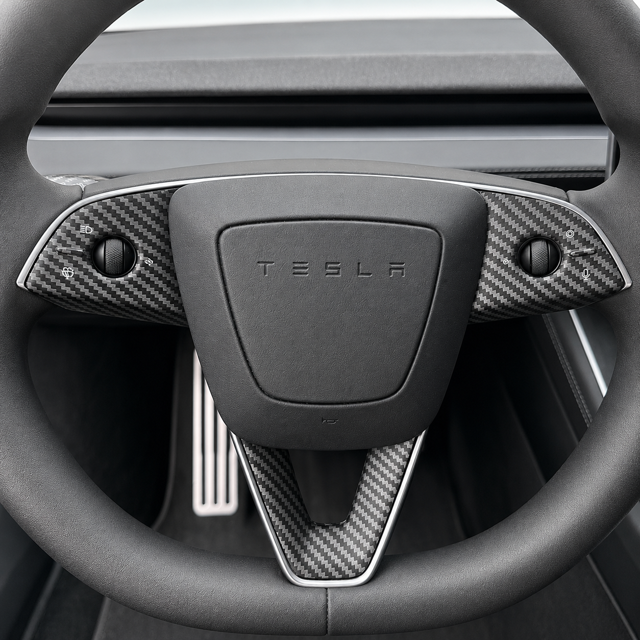 Steering Wheel Trim Covers - Model Y Juniper 2025+/Model 3 Highland 2024+
