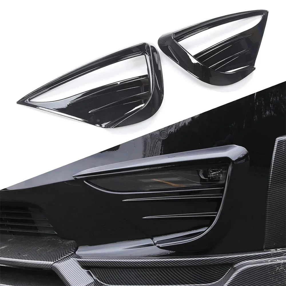 Fog Light Eyelid Covers, Blackout Edition - Model Y 2020-2024