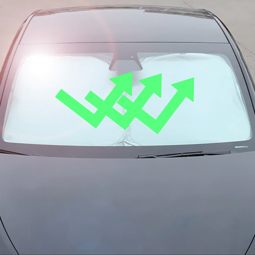 Windshield Sunshade - Model Y/3