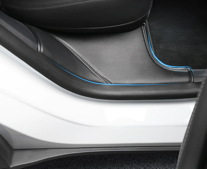 Leather Door Sill Protective - Model Y 2020-2024
